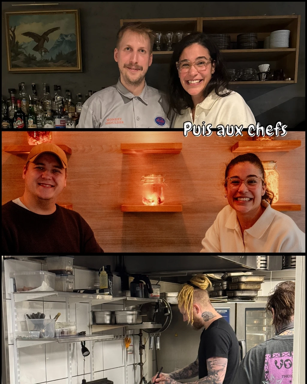 Puis aux chefs